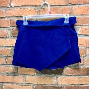 Zara || Envelope Royal Blue Skort